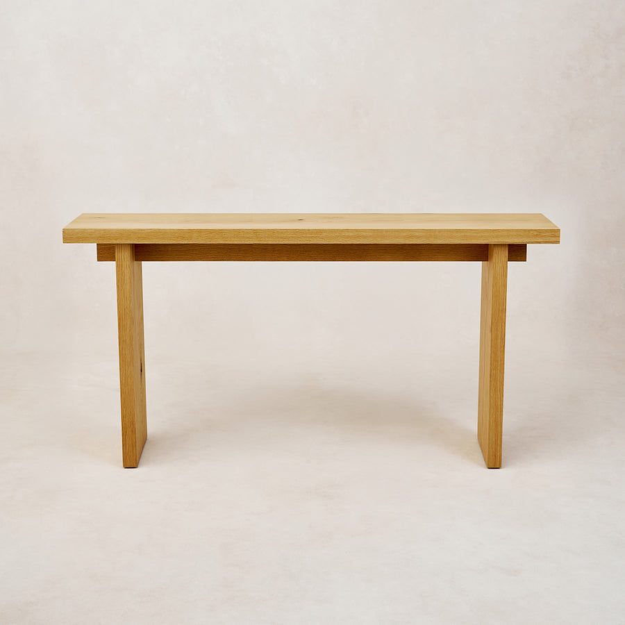 Kyoto Entry Console - White Oak-Accent Tables-House of Leon