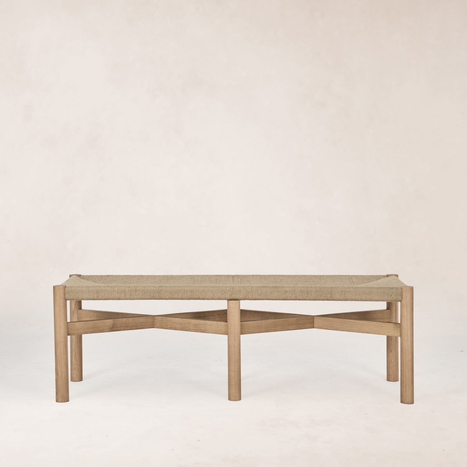 Nonna Woven Dining Chair, Solid White Oak, Woven Jute Seat | House
