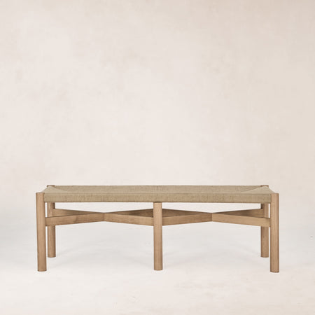Nonna Woven Dining Chair, Solid White Oak, Woven Jute Seat | House