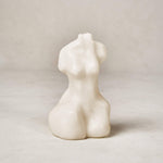 Gift-Delphina Sculpture Candle - Ivory-House of Leon
