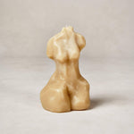 Gift-Delphina Sculpture Candle - Beige-House of Leon
