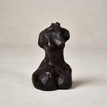 Gift-Delphina Sculpture Candle - Obsidian Black-House of Leon