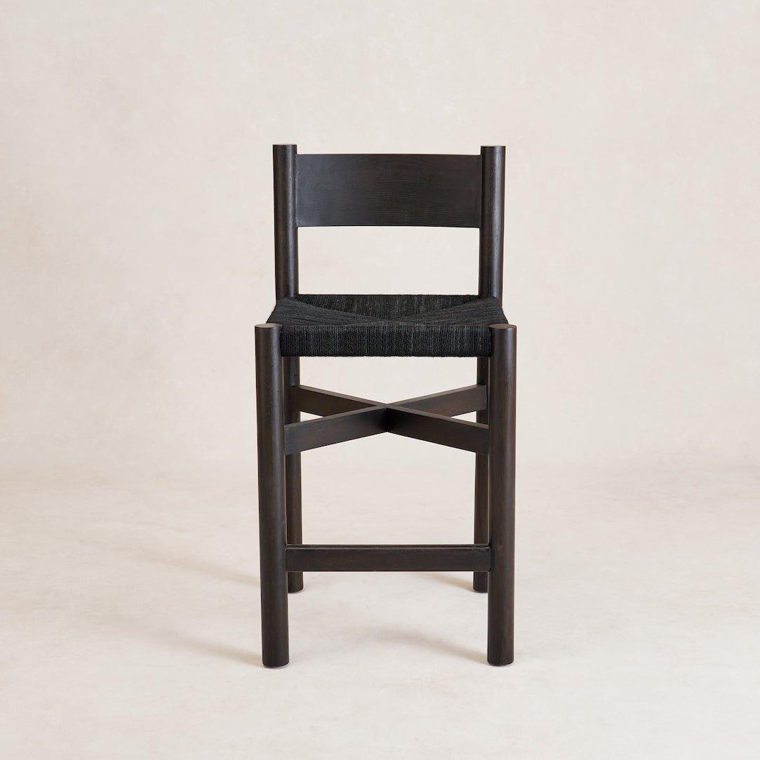 Nonna Counter Stool - Black-Counter Stools-House of Leon