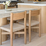Nonna Dining Chair - White Oak-Kitchen & Dining Room Chairs-House of Leon