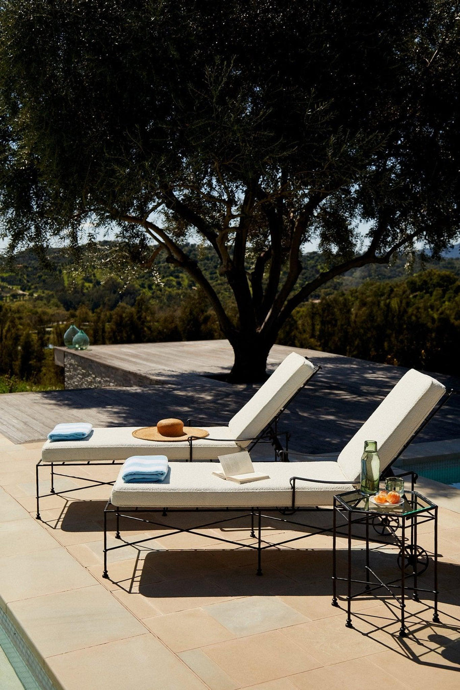 Provence Outdoor Chaise Lounge - Outdoor Beds - House of Léon
