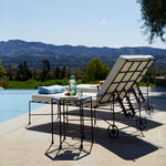 Provence Outdoor Chaise Lounge - Boucle-Outdoor Beds-House of Leon