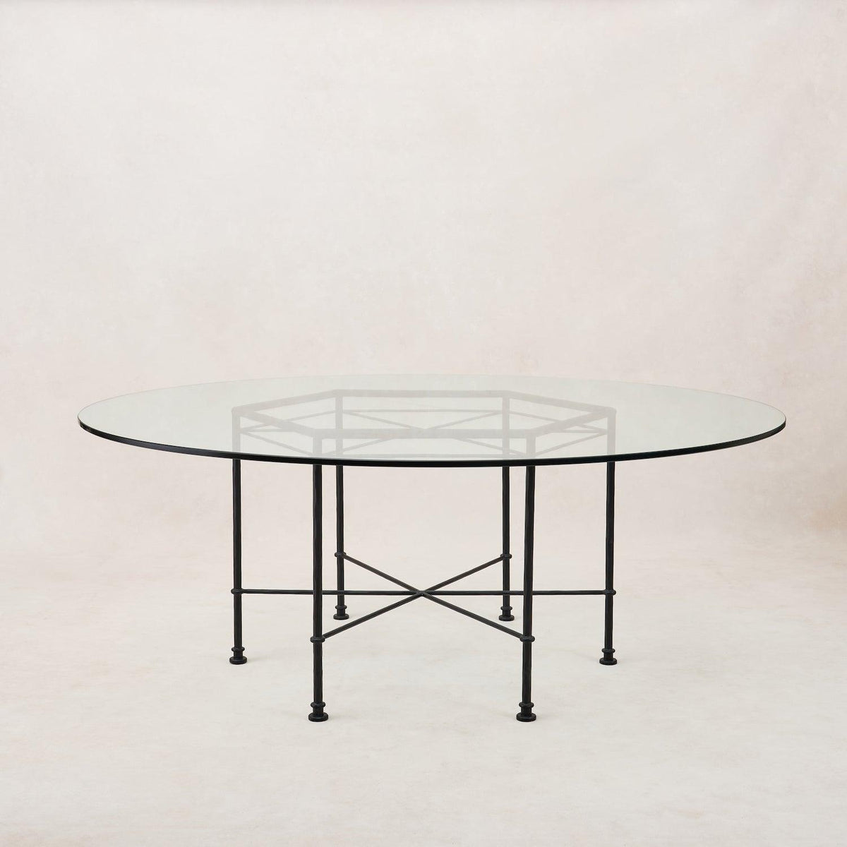 Provence Outdoor Glass Dining Table-Outdoor Tables-60"-House of Leon