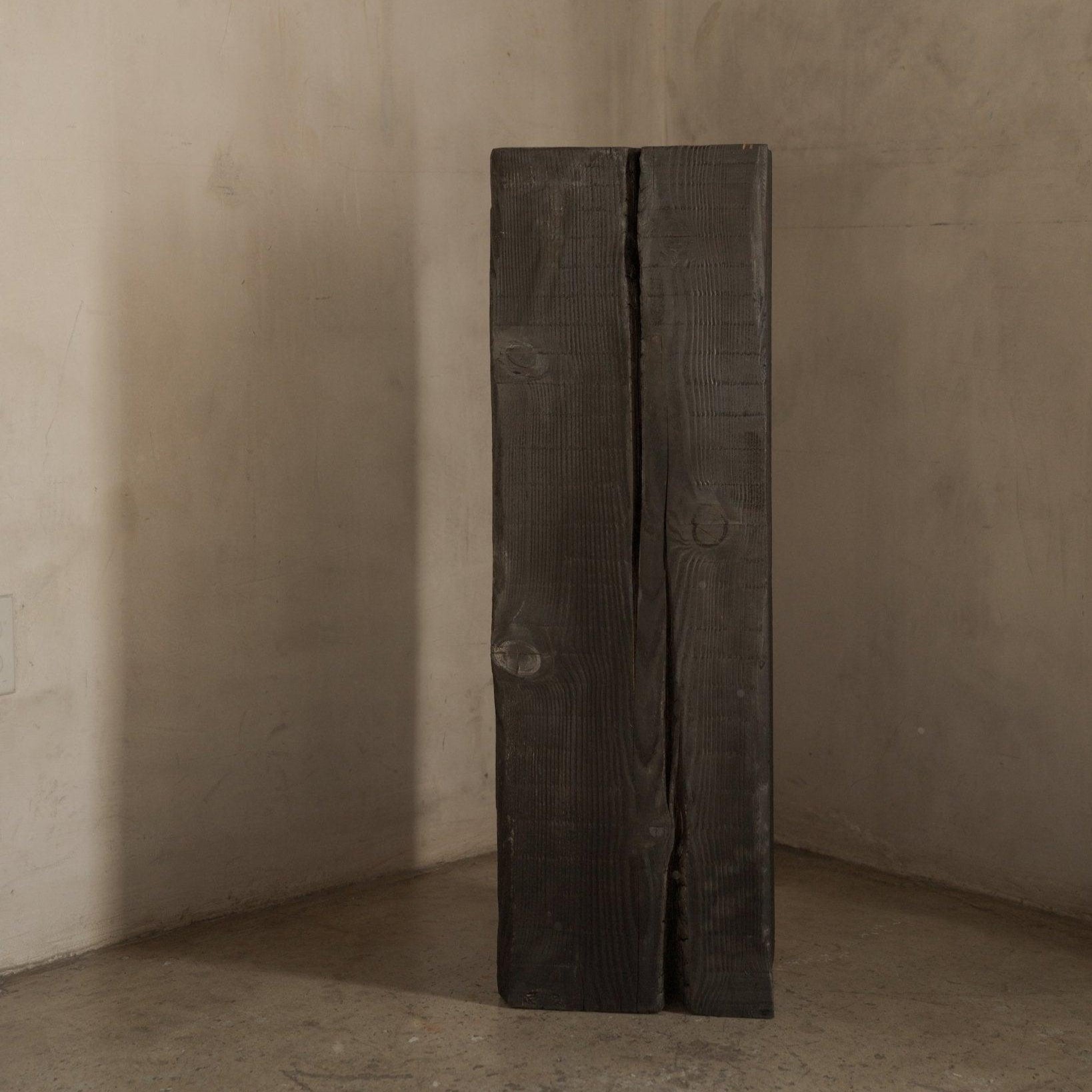 Charcoal Sculpture Pedestal - Tall | House of Leon