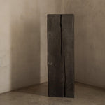 Charcoal Sculpture Pedestal - Tall-Sculptural Pedestal-House of Leon