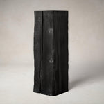 Charcoal Sculpture Pedestal - Tall-Sculptural Pedestal-House of Leon