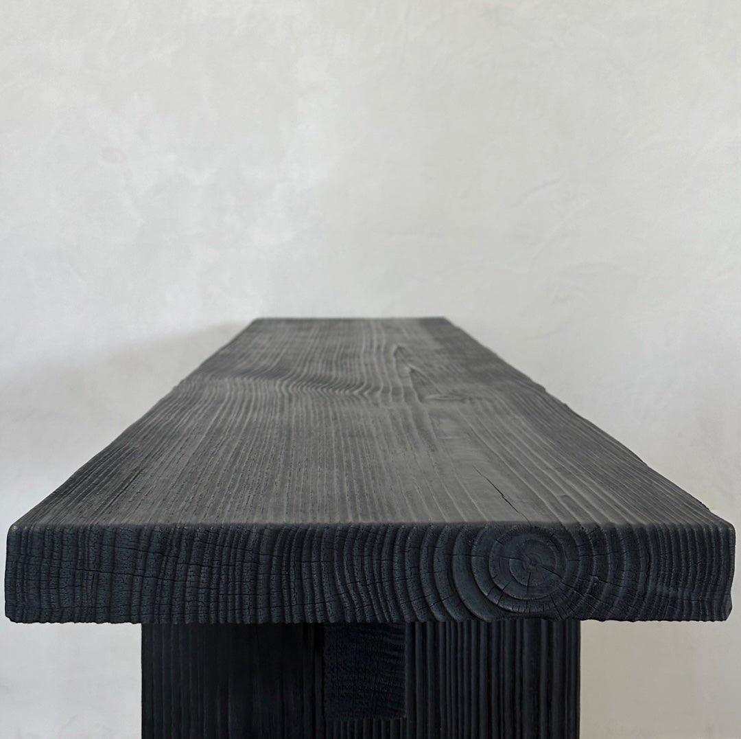 Shou Sugi Ban Entry Console-Entry Console-House of Leon