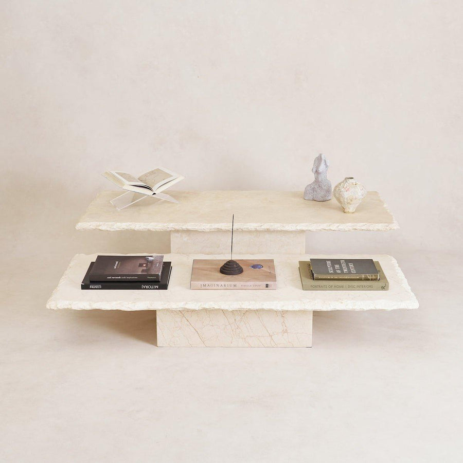 Sofita Marble Coffee Table - Low - Coffee Tables - House of Léon