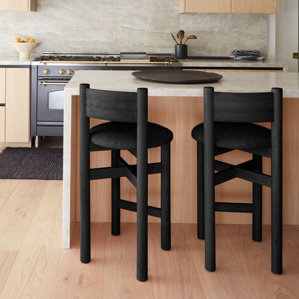 Amazon.com: Bar Stool in Antique Black Finish : Home & Kitchen