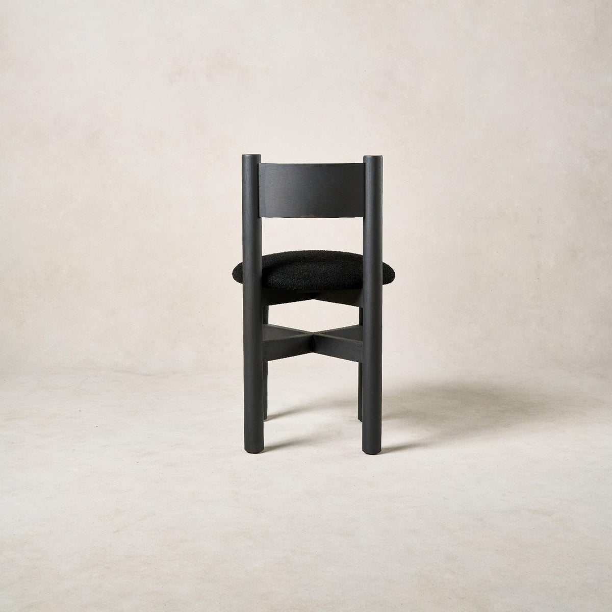 Teddy Dining Chair - Black-Kitchen & Dining Room Chairs-House of Leon
