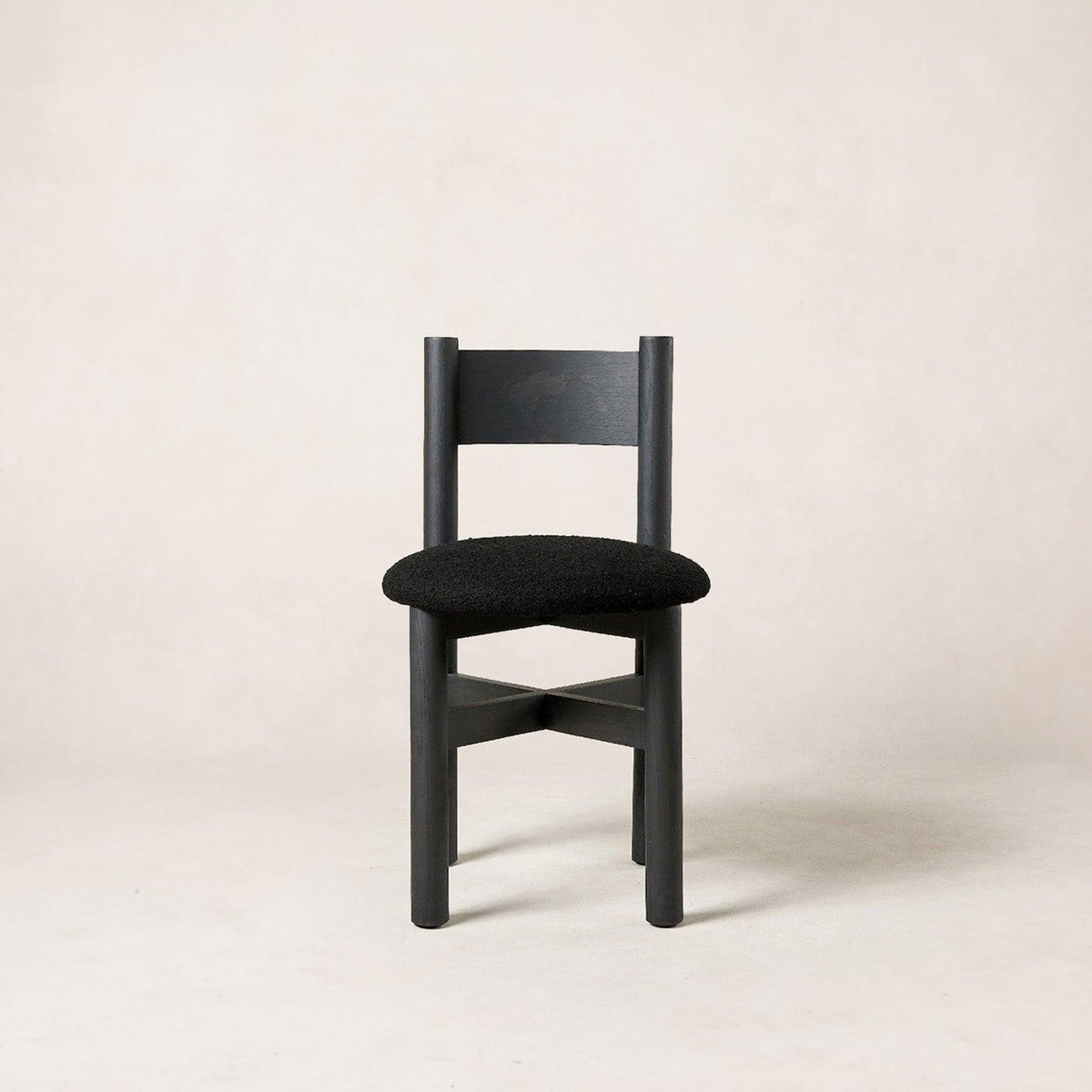 Teddy Dining Chair - Black-Kitchen & Dining Room Chairs-House of Leon