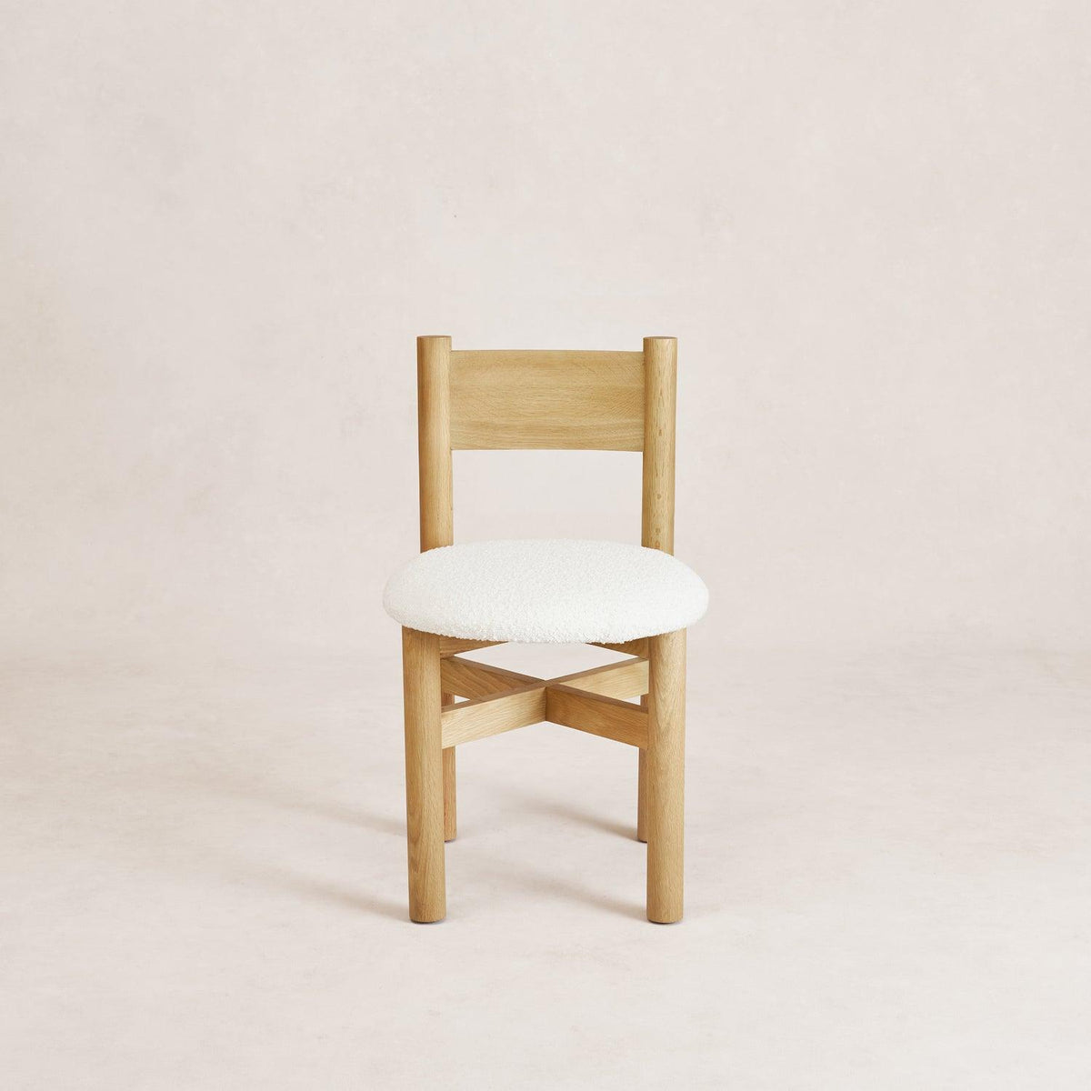Teddy Dining Chair - White Oak-Kitchen & Dining Room Chairs-House of Leon