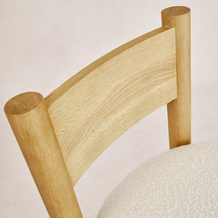 Teddy Dining Chair - White Oak - Kitchen & Dining Room Chairs - House of Léon