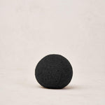 Teddy Sphere Pillow - Black-Throw Pillows-House of Leon