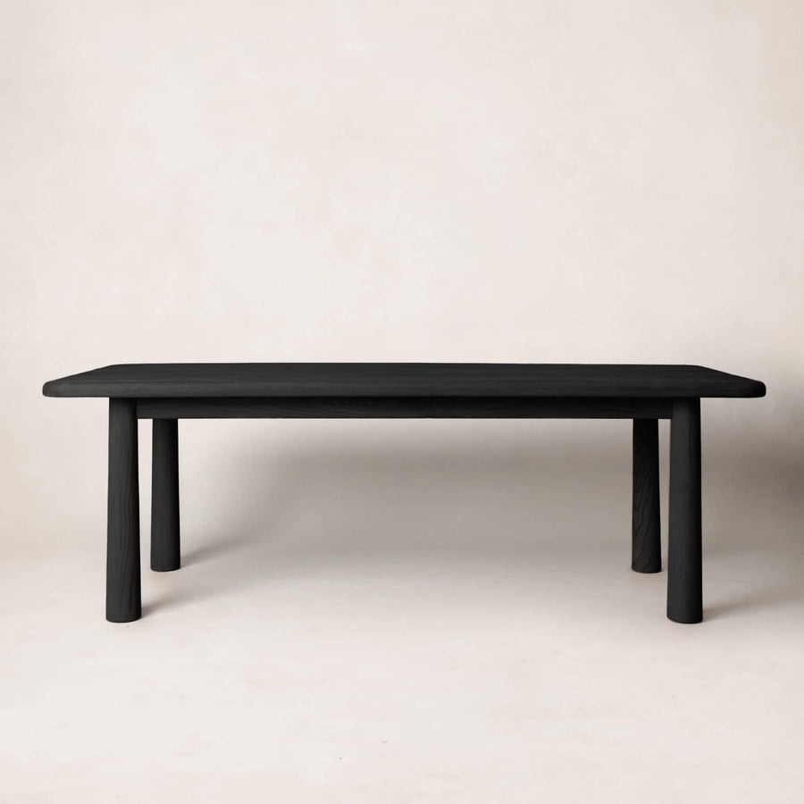 Topa Topa Rectangular Dining Table - Black - Kitchen & Dining Room Tables - House of Léon