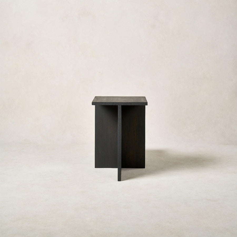 Valley Side Table - Black - End Tables - House of Léon