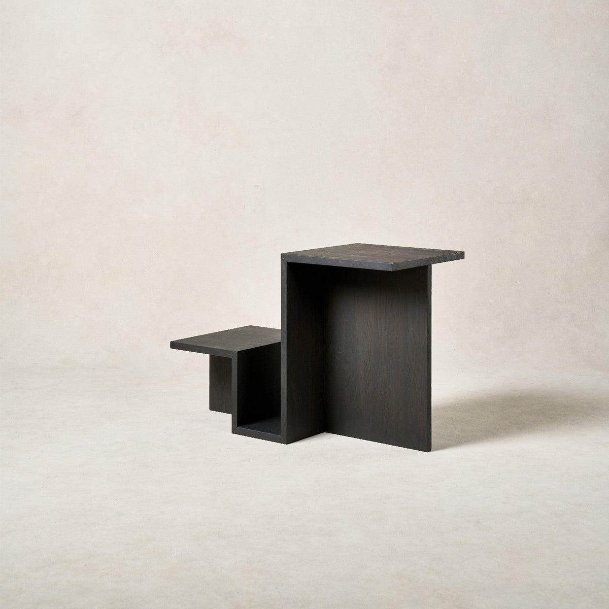 Valley Side Table - Black-End Tables-House of Leon