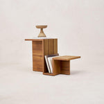 Valley Side Table - Walnut-Side Table-House of Leon