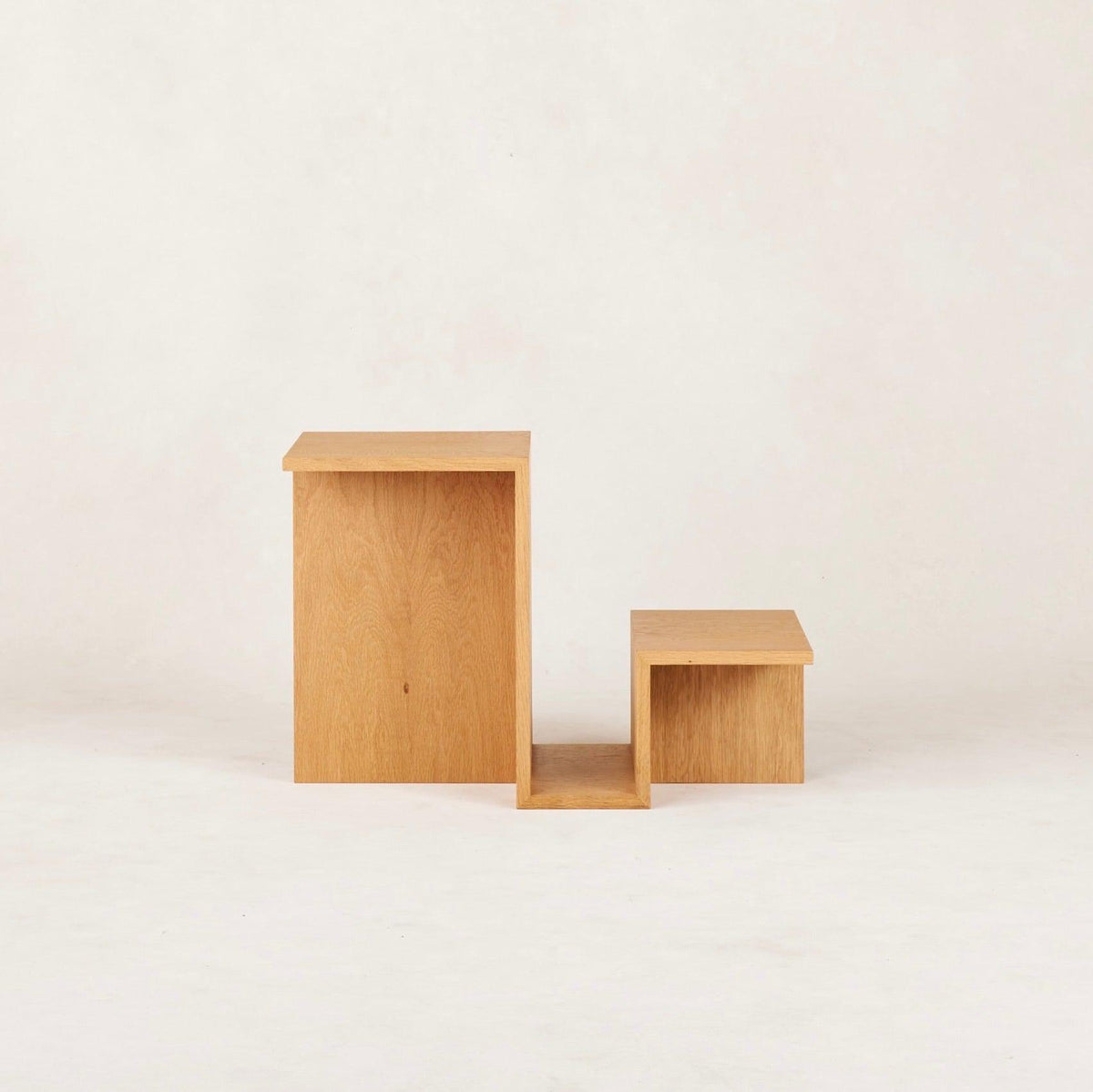 Valley Side Table - White Oak-End Tables-House of Leon