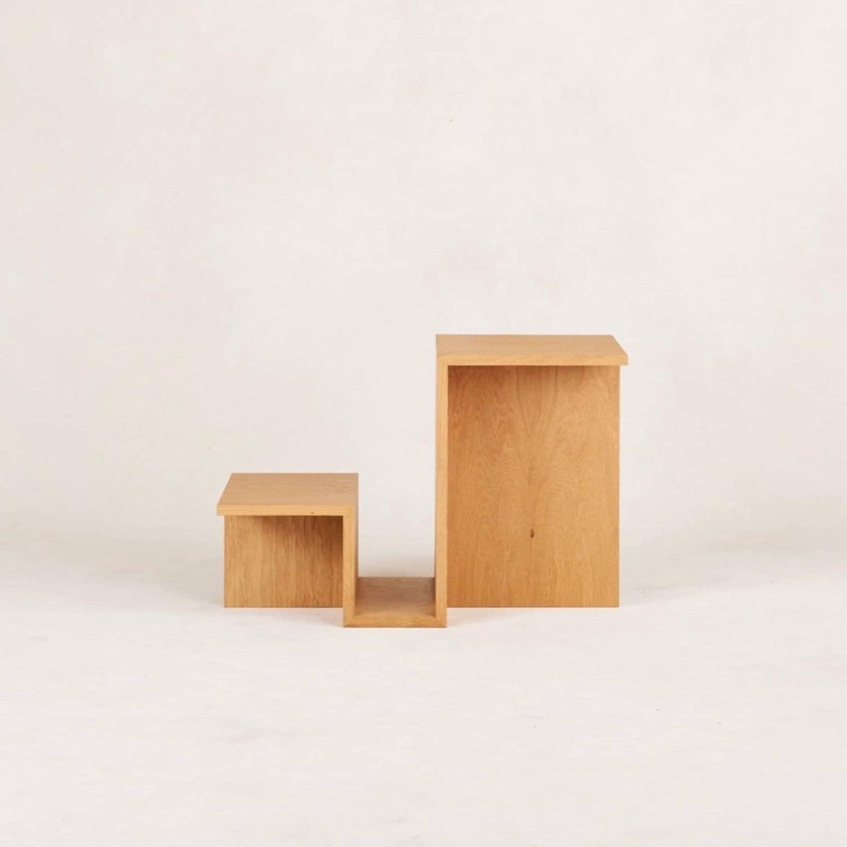 Valley Side Table - White Oak-End Tables-House of Leon