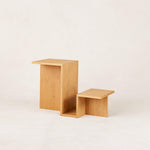 Valley Side Table - White Oak-End Tables-House of Leon