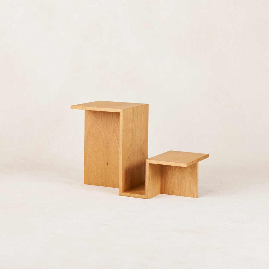 Valley Side Table - White Oak - End Tables - House of Léon